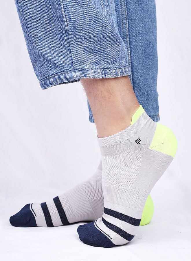 FOOTPRINTS Unisex Patterned Ankle-Length Socks - Image 1
